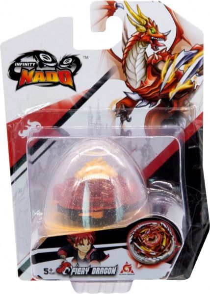 Юла Auldey Infinity Nado V Nado Egg Fiery Dragon Огненный Дракон YW634102