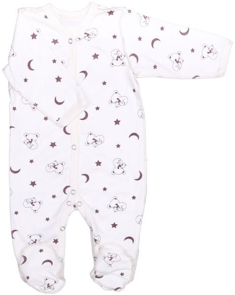 Комбінезон дитячий Bambinelli Ведмедик р.56 білий із малюнком 