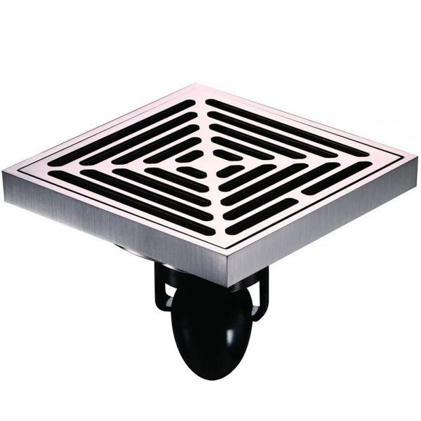 Душевой трап MAGdrain D1 матовый сатин 100х100 мм