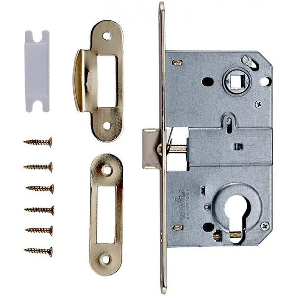 Дверний замок міжкімнатний MVM M-85C SB матова латунь