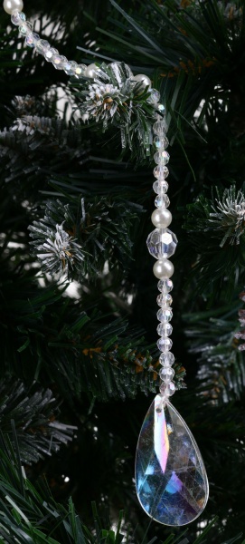 Бусы для елки DH8055520 6 м белый