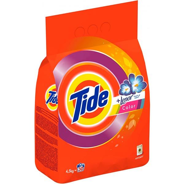 Стиральный порошок для машинной стирки Tide Color Lenor Touch of Scent 4,5 кг