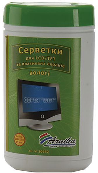 Салфетки Arnika Элит для LCD/TFT и плазменных мониторов 35шт (30667) 