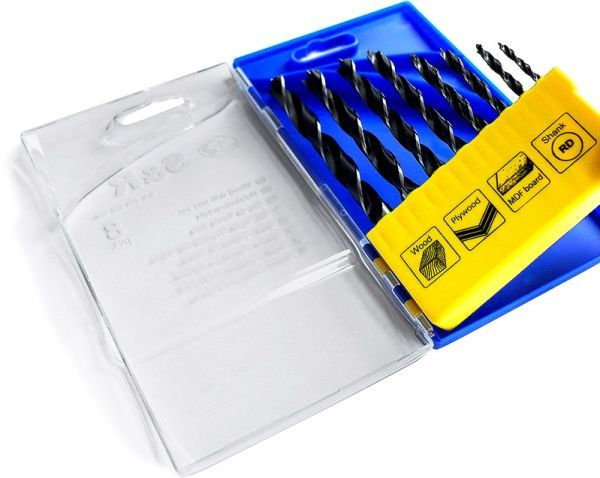 Набор сверл по дереву S&R 3-10 мм 8 шт. 216800008