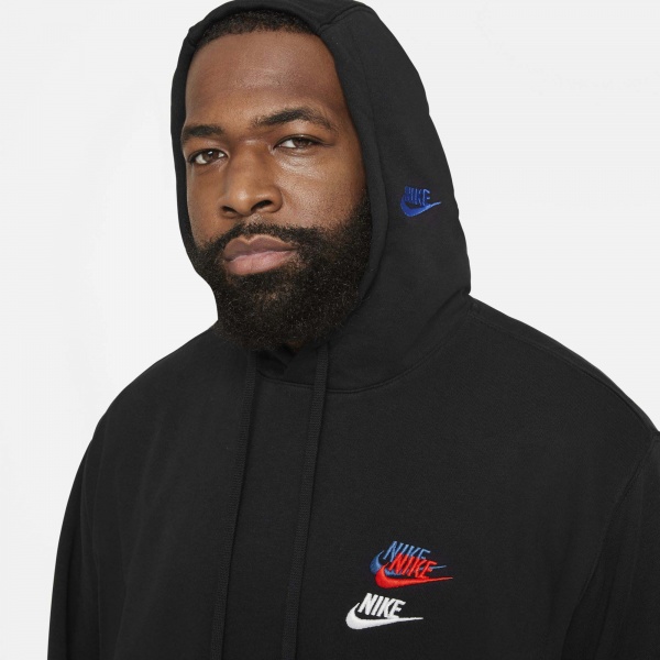 Джемпер Nike M NSW SPE+ FT PO HOODIE M FTA DD4666-010 р. M чорний