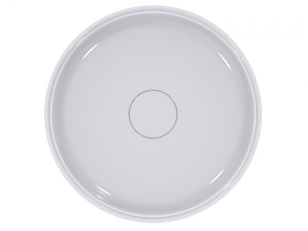 Умивальник меблевий Miraggio Moon білий глянцевий