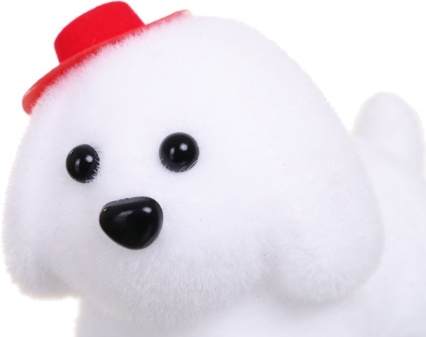 Декоративна підвіска Песик 12x7 см білий NY21134