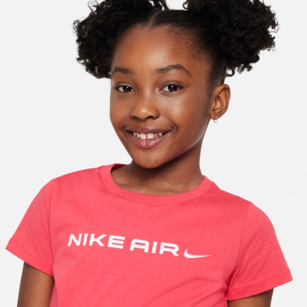 Футболка Nike G NSW TEE CROP AIR FD5361-648 р.M красный