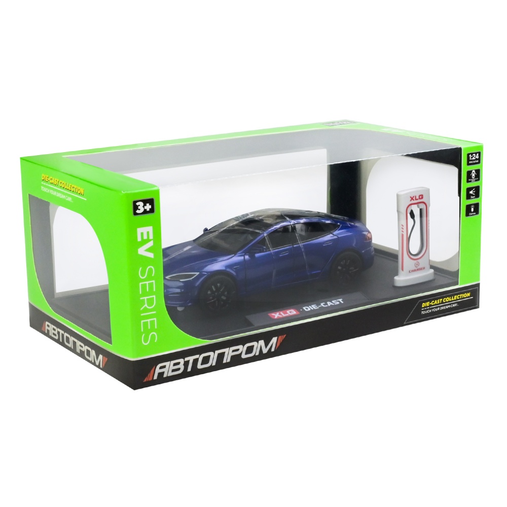 Автомобіль Автопром 1:24 із зарядною станцією AP7713