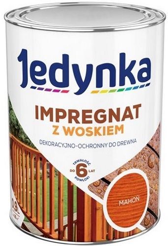 Антисептик Jedynka Impregnat махагон мат 0,9 л