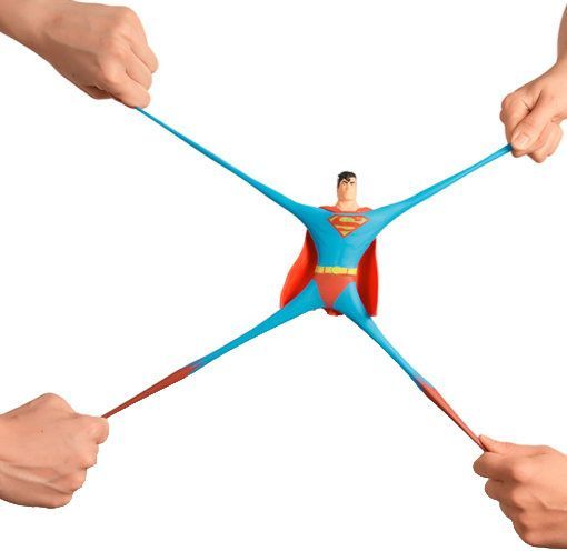 Іграшка-тягучка Stretch Screamer Супермен Міні-Стретч 