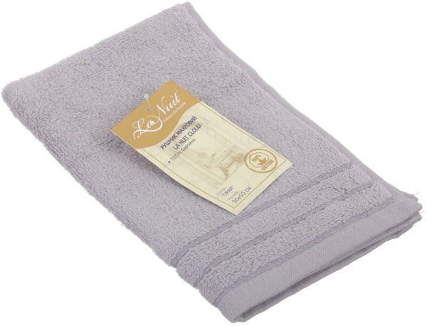 Полотенце махровый Cloud 30x50 см серый La Nuit 