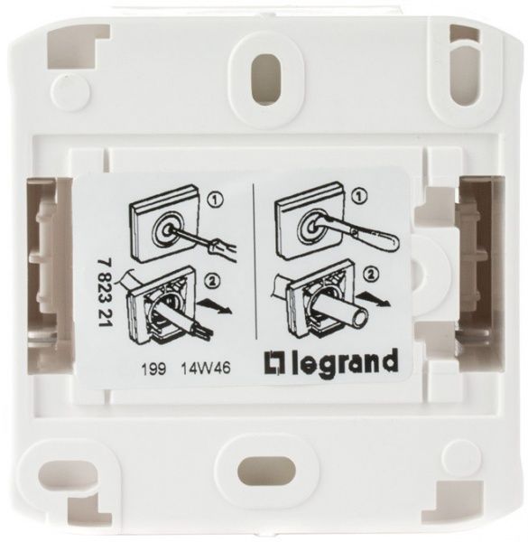 Розетка із заземленням Legrand Quteo 2x2К+З IP44 зі шторками з кришкою білий 782321