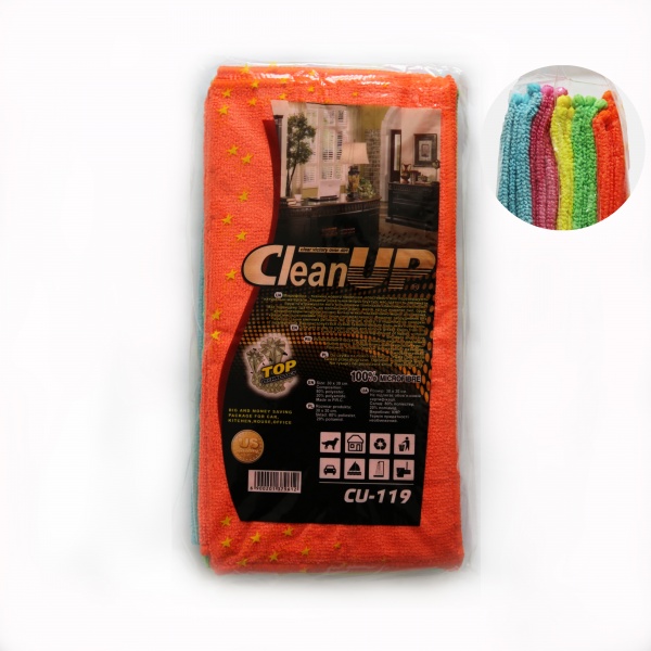 Мікрофібра 30x40см CU-119 CleanUP 15 шт.