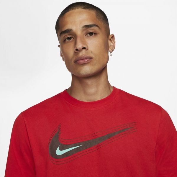 Футболка Nike M NSW TEE SWOOSH 12 MONTH DB6470-657 XL червоний