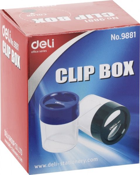 Скрепкодержатель с магнитом 9881 Deli