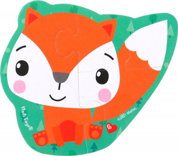 Бебі-пазли Fisher Price Лис та єнот VT3208-13