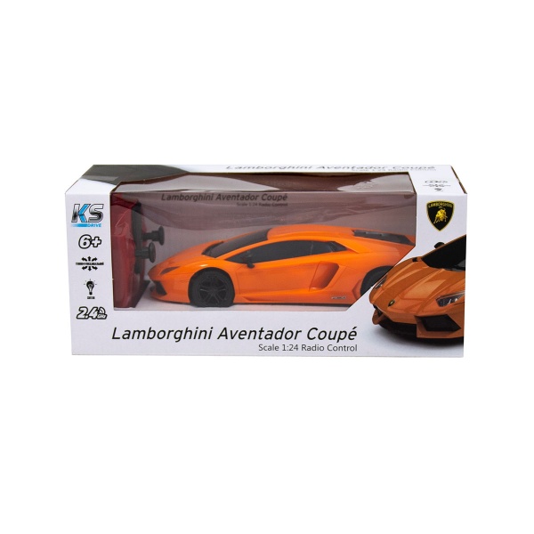 Машинка Lamborghini Aventador LP 700-4 (1:24, 2.4Ghz, оранжевый) 1:24 124GLBO