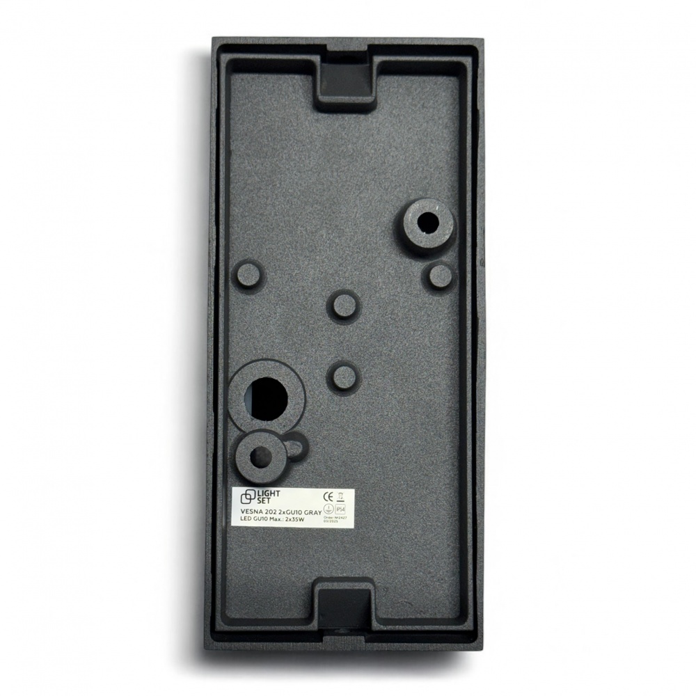 Светильник уличный настенный LIGHT SET VESNA 202 2xGU10 серый