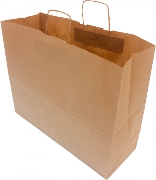 Пакет бумажный крафт 50x18x39 см