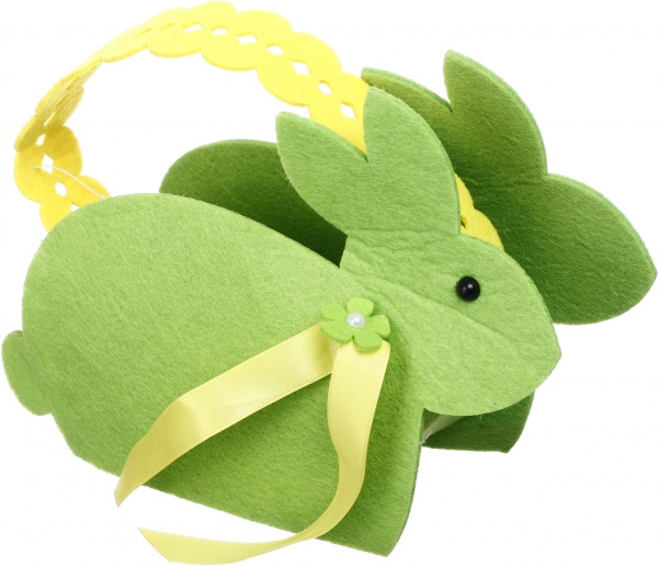 Декорация пасхальная Діамантові ручки Зайчонок 16х21 см