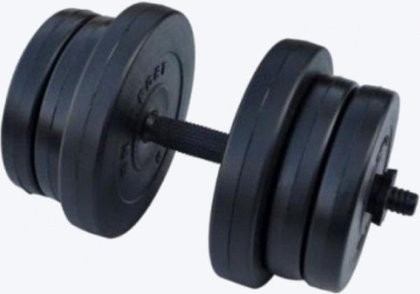 Гантель RN-Sport BDone-20 20 чорний 