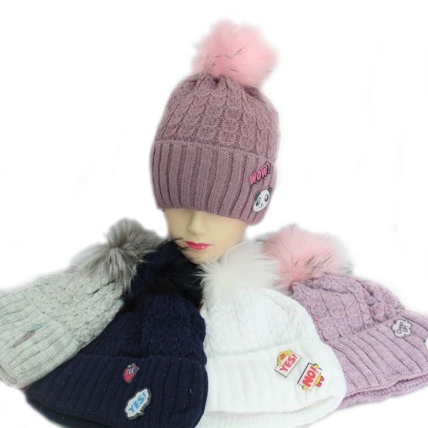 Шапка для девочек р.50-52 в ассортименте 1429 