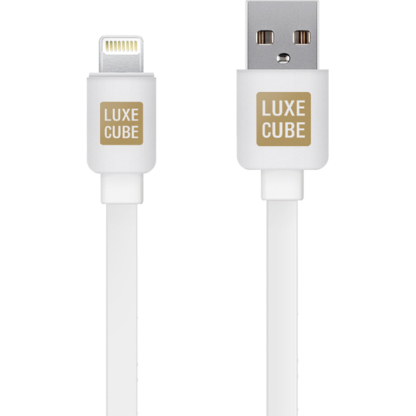 Кабель USB Luxe Cube FLAT LIGHTNING TO USB WHITE