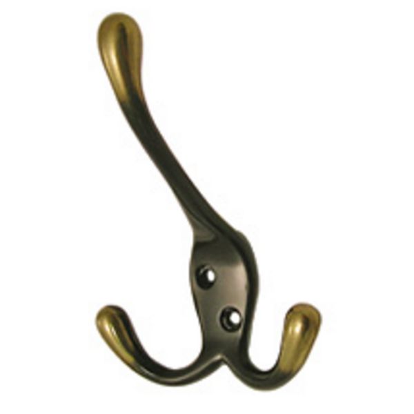 Крючок мебельный  Larvij LK0301AB античная латунь