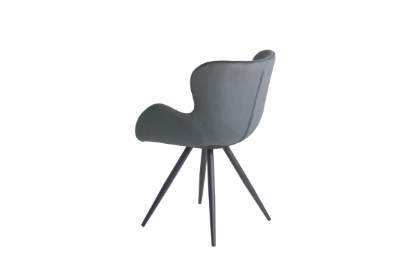 Стул Special4You Reita E6644 темно-серый/черный