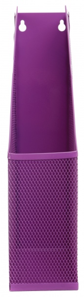 Лоток для бумаг вертикальный металл 25х72х32 см фиолетовый Nota Bene