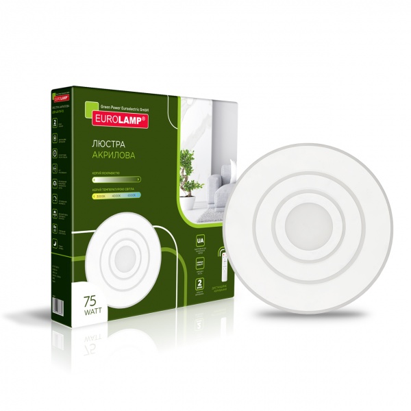 Світильник світлодіодний Eurolamp 50 см 75 Вт білий LED-LR-75-T2 