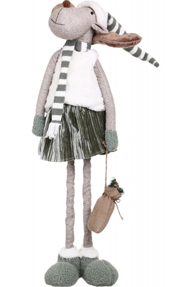 Декорація новорічна Лось на висувних ніжках 20х64 см в асортименті LF2237035AB