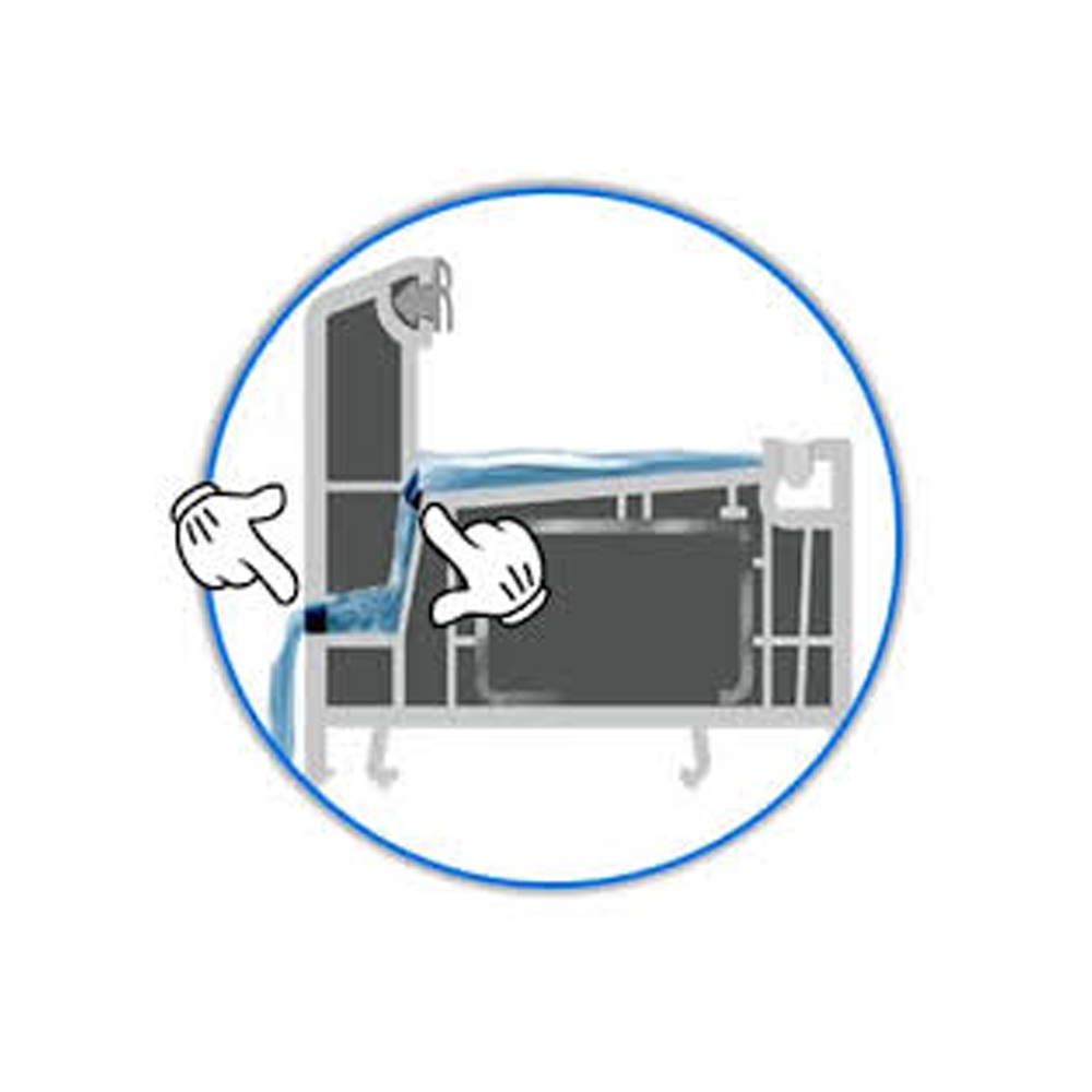 Ковпачок водовідведення Vektor білий для вікон