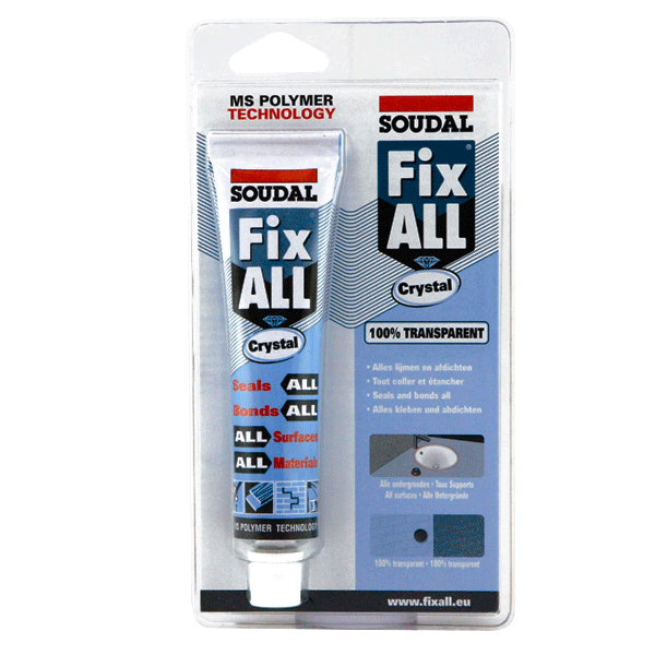 Клей-герметик Soudal Fix All прозорий 80 мл