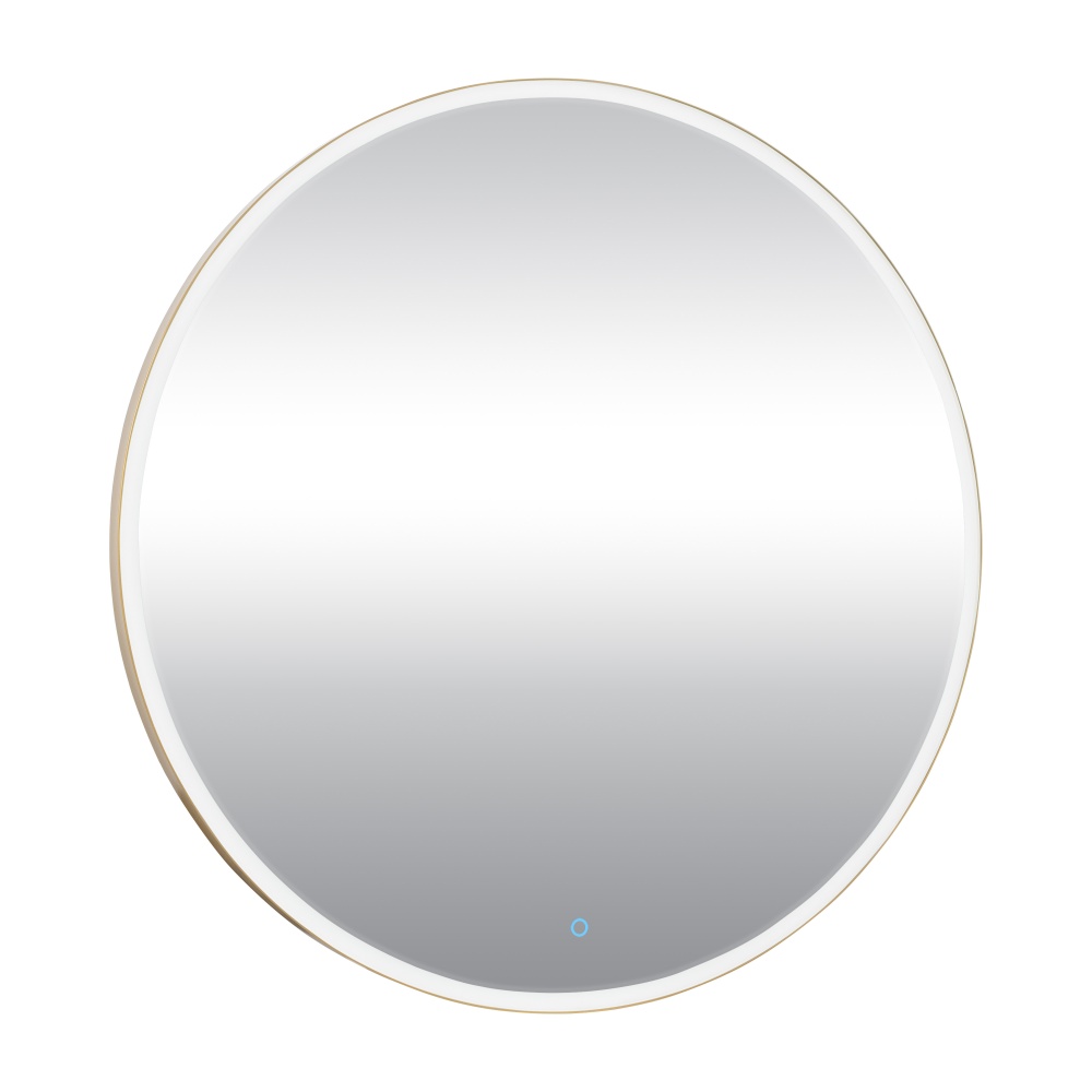 Зеркало со встроенной подсветкой Aqua Rodos Lorenzo gold D-100 sensor