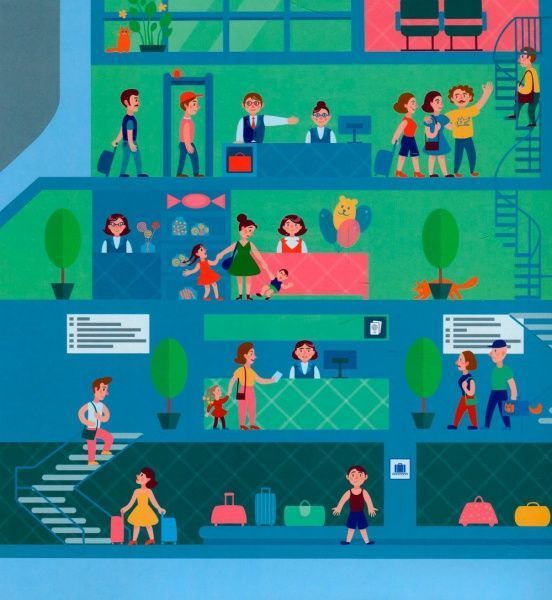 Развивающая книжка-раскладушка «Аеропорт» 978-966-749-528-2