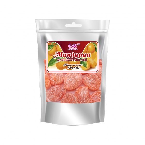 Мандарин Смачно сушеный (кумкват) 100 г 