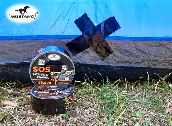 Лента Mustang для походов S.O.S. Active&Travel Extreme Tape Mustang