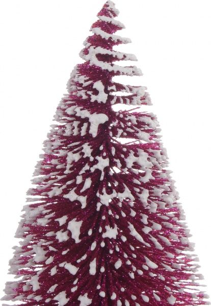 Ялинка декоративна рожевого кольору, 25 см