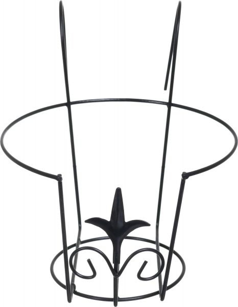 Тримач для вазонів круглий D12/20 см чорний метал. HY16-17