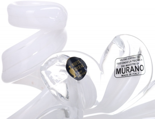 Свічник FLOWER 6PT TR MILK White cristal