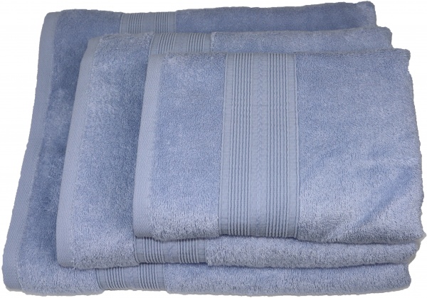 Рушник махровий Savasan 100x150 см блідо-волошковий La Nuit 