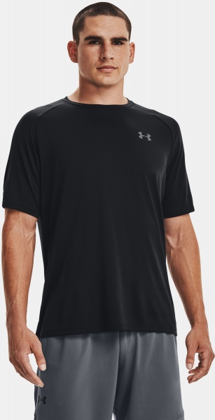 Футболка Under Armour UA Tech 2.0 SS Tee 1326413-001 р.3XL чорно-сірий