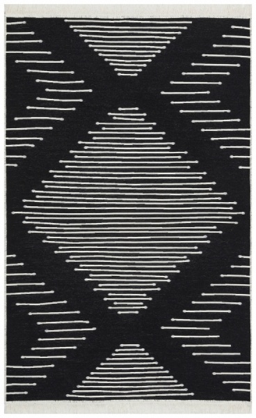 Ковер Ekohali Arya AR 15 Black 160x230 см двусторонний 