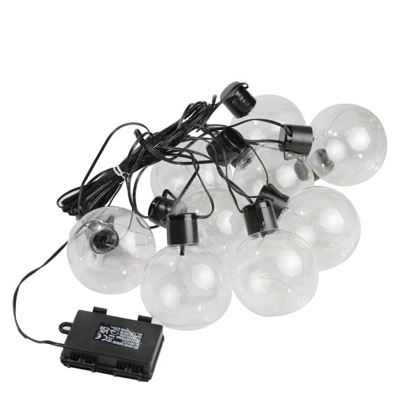 Гирлянда светодиодная Solar DX9500 встроенный светодиод (LED) 10 ламп 7,5 м 