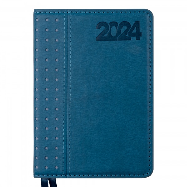 Дневник датированный синий 352 стр. Leo Planner Destiny A6 2024