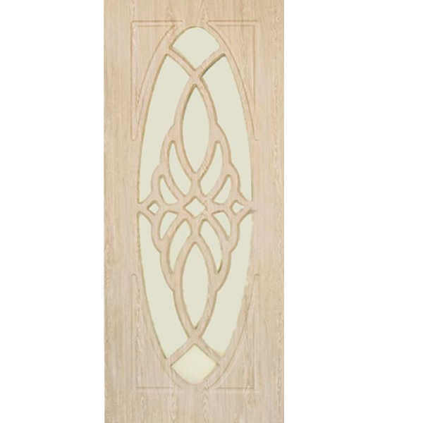 Двері полотно Неман Орхідея 90 см ялина зі склом