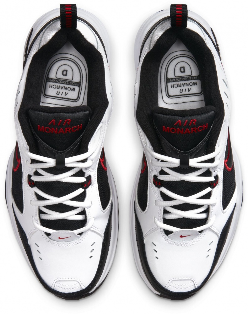 Кросівки чоловічі демісезонні Nike Air Monarch IV 415445-101 р.45,5 білі із чорним