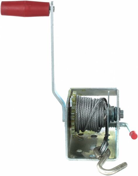 Лебедка без тормоза 250 кг с тросом